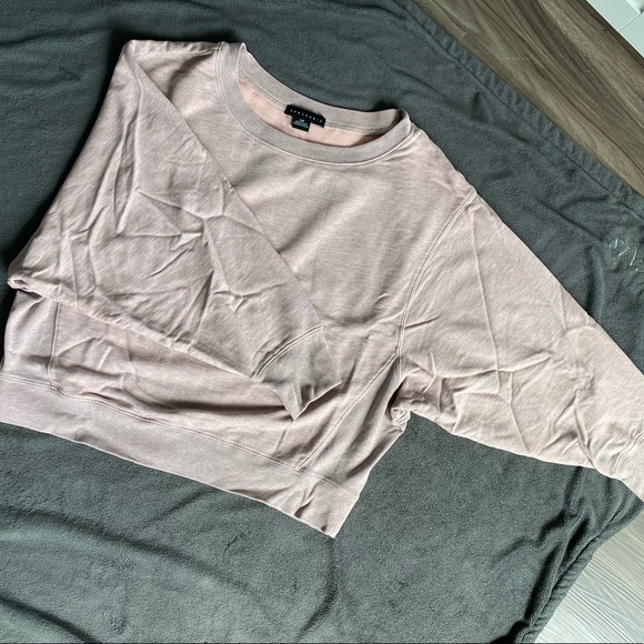 Sanctuary- Blush Pink Oversized Crewneck Sweater - Picture 2 of 2